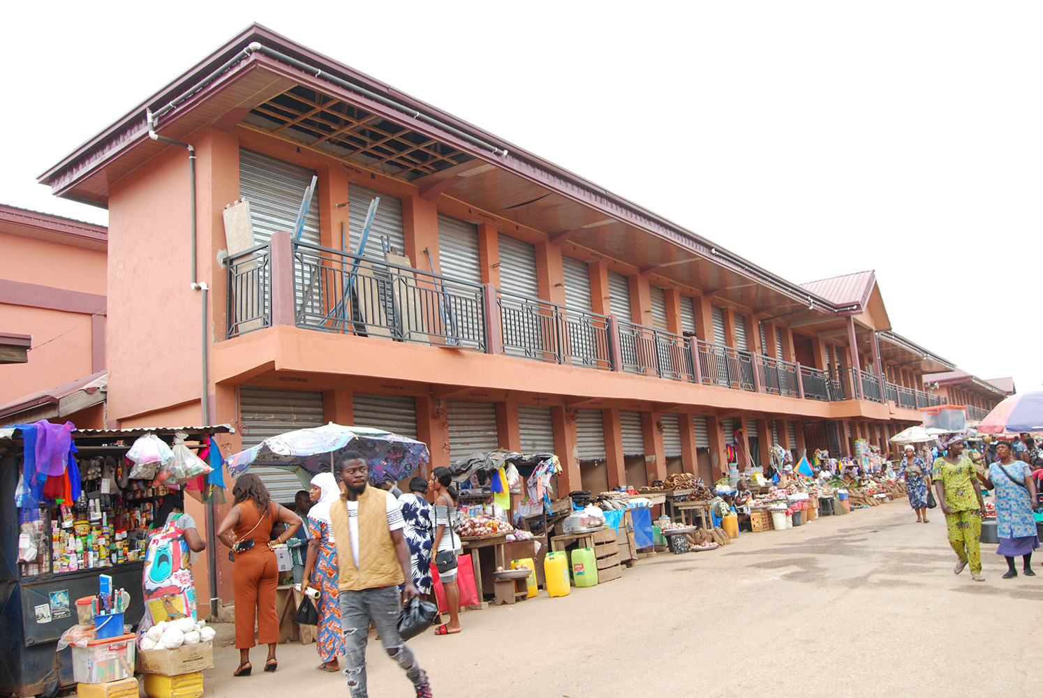 The newly built market in Old Tafo